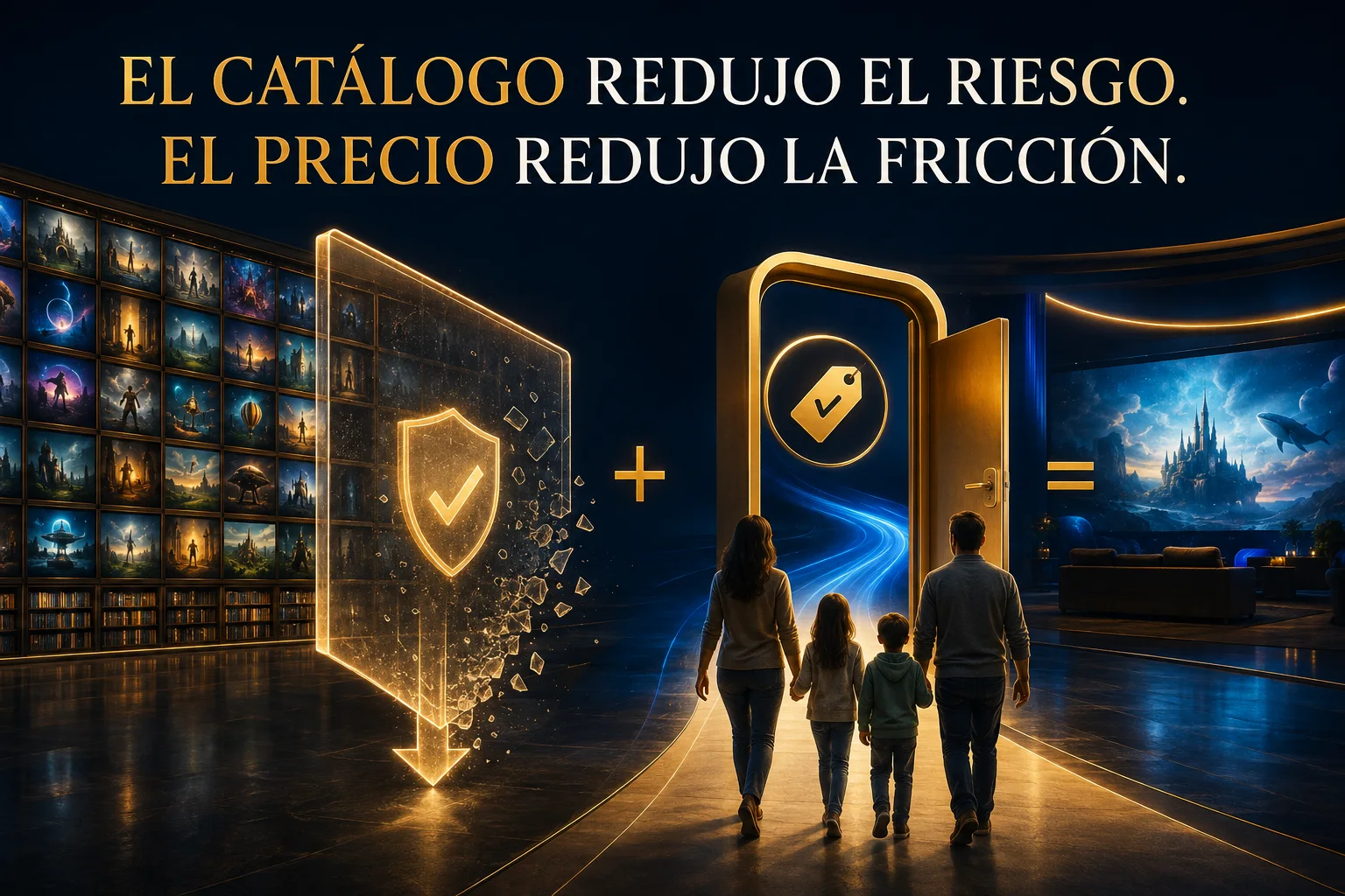 Representación editorial del catálogo y el precio reduciendo el riesgo de adoptar Disney Plus